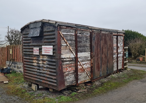 LMSR  M 51xxxx (body only) Goods Van built 1938