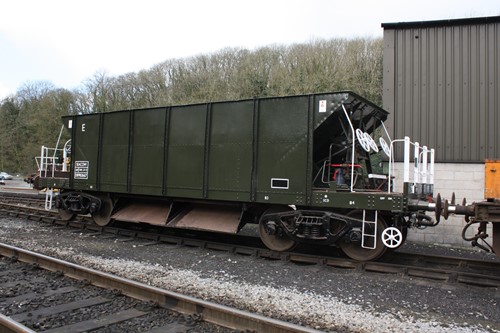 BR  DB 982667 Ballast Hopper built 1973