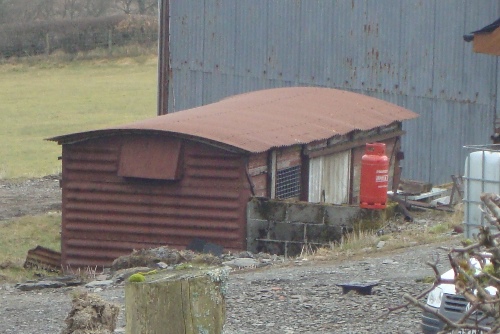 LMSR  M 5xxxxx (body only) Goods Van built 1942