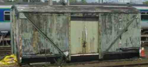 LNER  Four-wheel Fish Van (body only: scrapped) built 1949