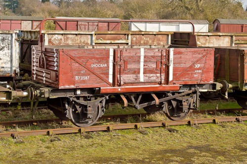 BR  B 721587 Goods Wagon built 1951