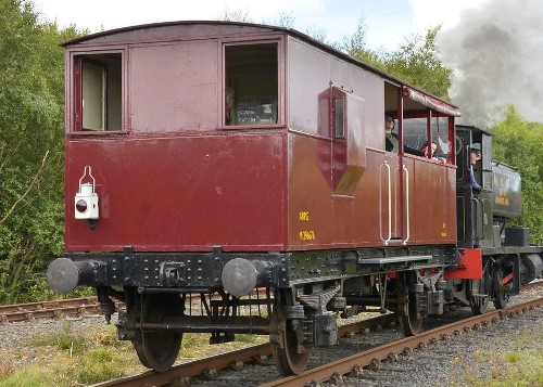 LMSR  M 296676 Goods Brake Van built 1934