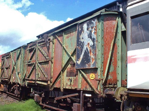 BR  B 773132 Pallet Van built 1956