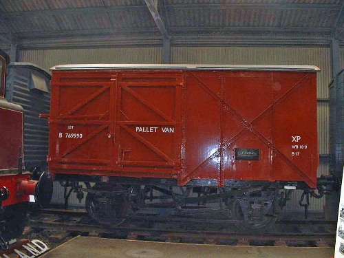 BR  B 769990 Pallet Van built 1955