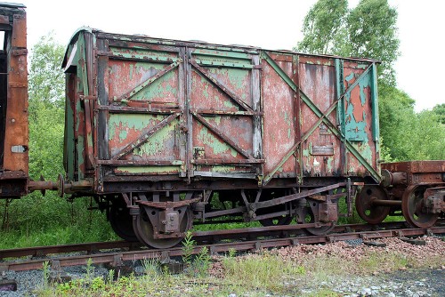 BR  B 770099 Pallet Van built 1955