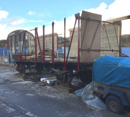 LMS  M37225M Four-wheel CCT (Covered Carriage Truck) built 1956