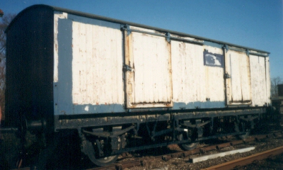 LMS  None Six-wheel Fish Van (underframe only) built 1949