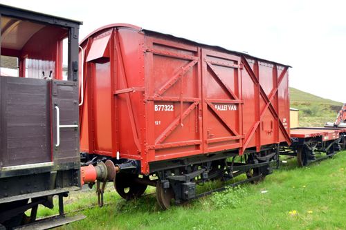 BR  B 77322 (fictitious) Pallet Van built 1958