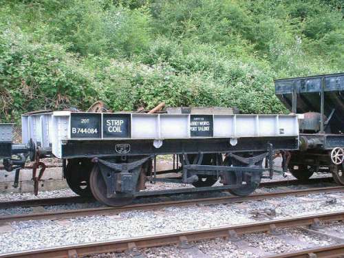 BR  B 744084 Strip Coil Wagon built 1954