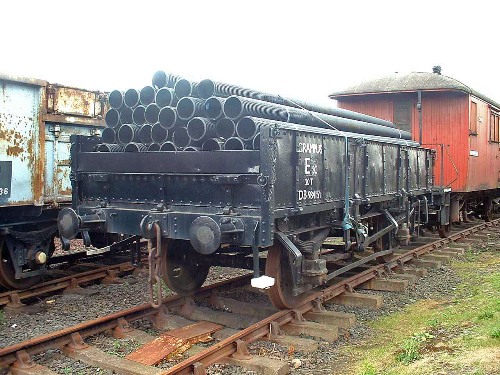 BR  DB 984151 Ballast/Sleeper Wagon built 1957