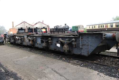 GWR  84999 Articulated Girder Wagon built 1908