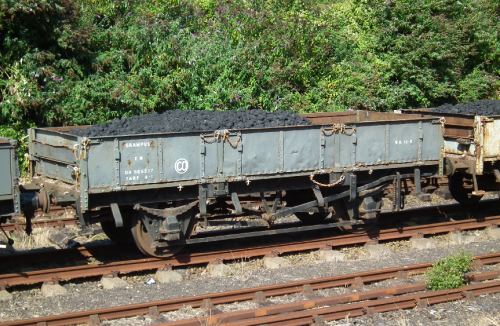 BR DB 985217 Ballast/Sleeper Wagon built 1954