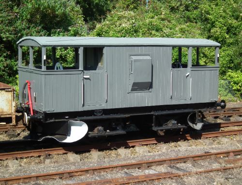 BR DB 993868 Ballast/Plough Brake Van built 1957