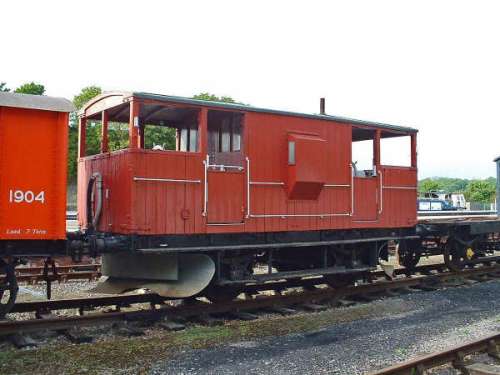 BR DB 993706 Ballast/Plough Brake Van built 1950