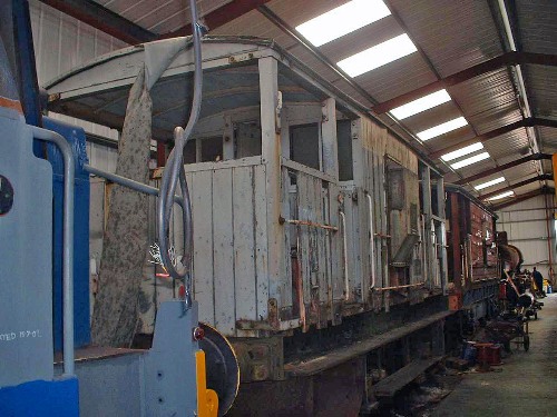 BR DB 993782 Ballast/Plough Brake Van built 1956